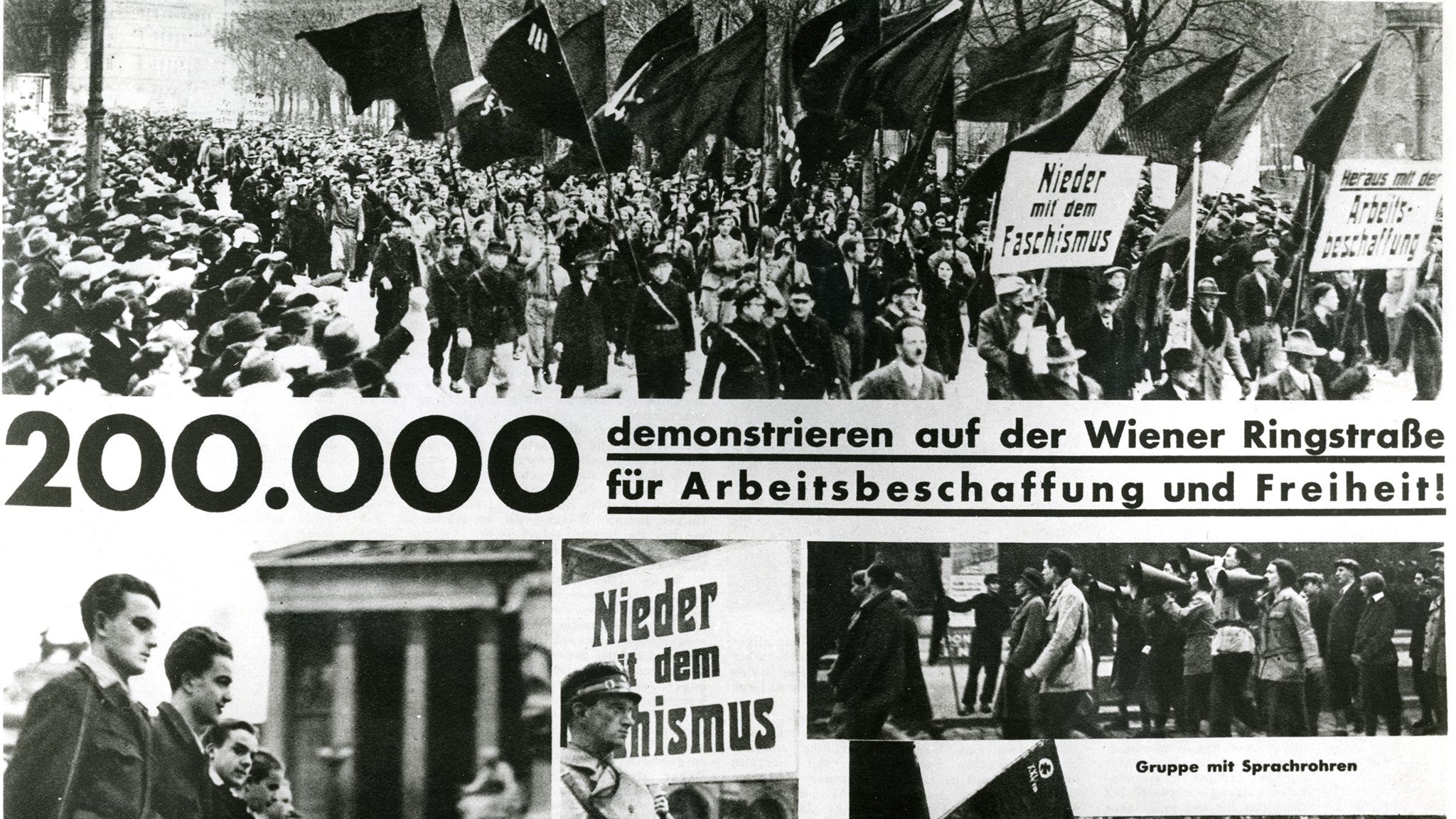 200.000 Menschen demonstrieren gegen Faschismus