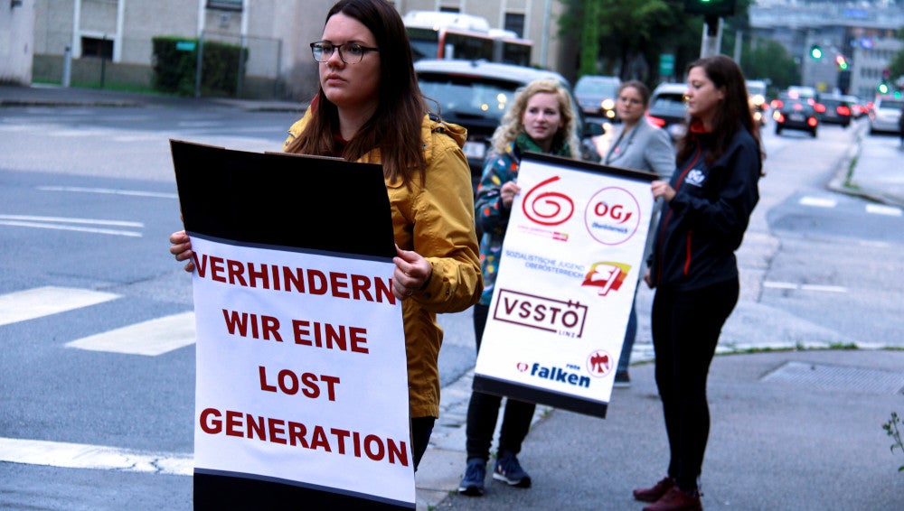 #lostgeneration: Straßenaktion