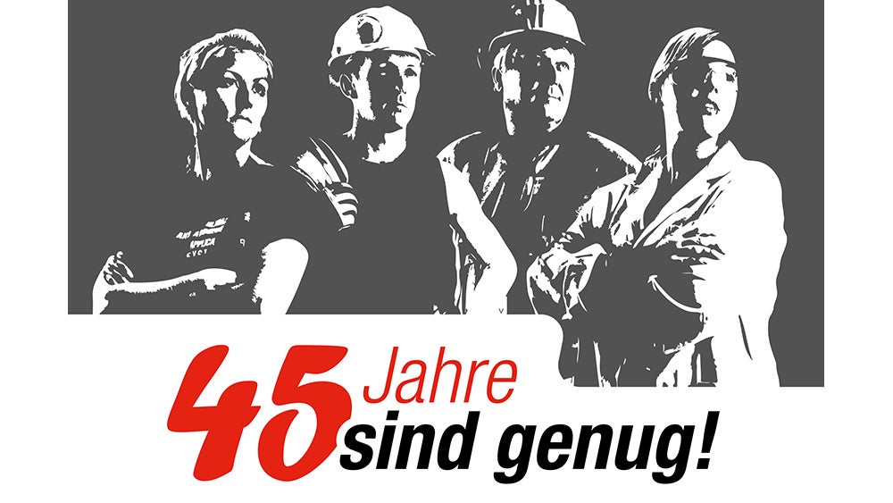 45 Jahre sind genug