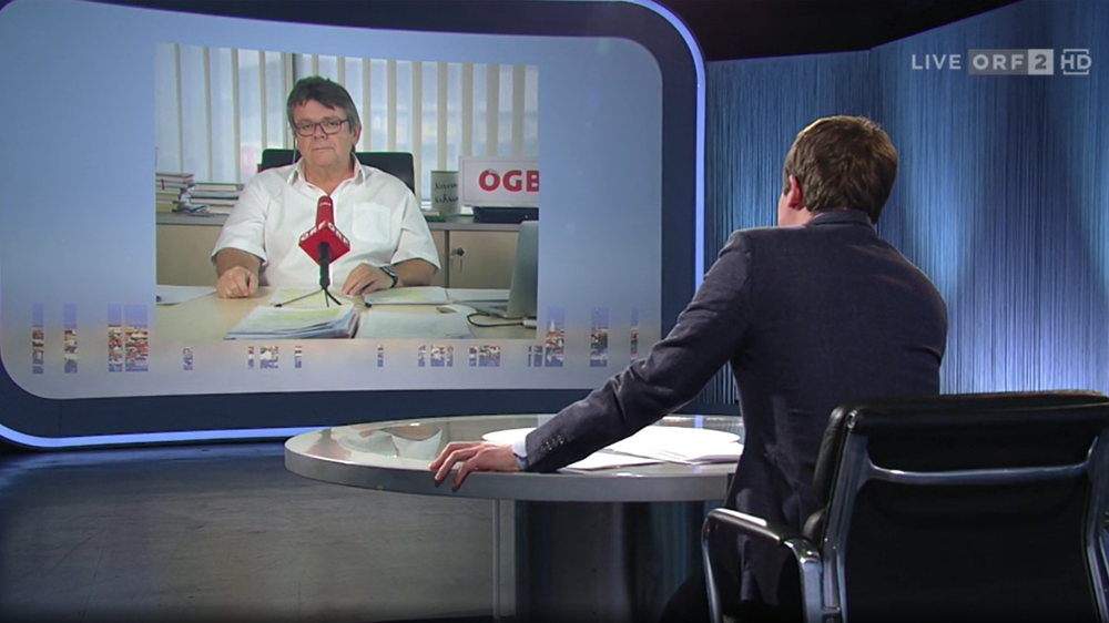 Wolfgang Katzian am 29. März 2020 in der "Pressestunde"