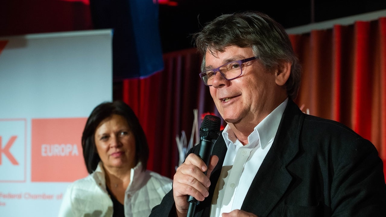 Wolfgang Katzian beim Neujahrsempfang des ÖGB-Europabüros in Brüssel
