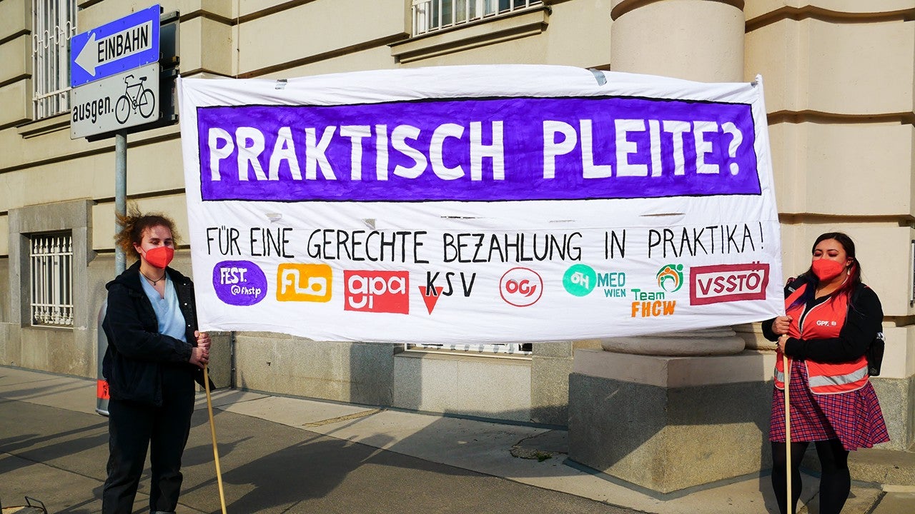 Bezahlte Praktika im Gesundheitsbereich sind ein Muss