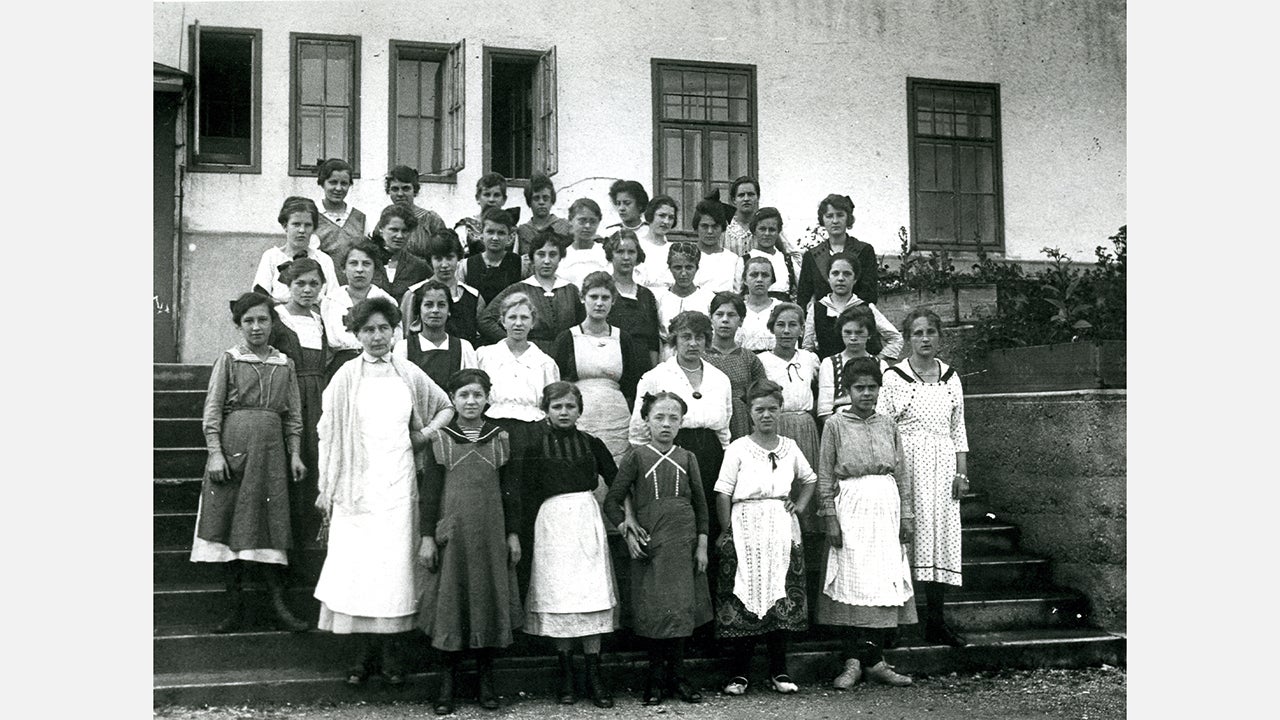 Lehrlings-Fürsorgeaktion 1920 in Wieselburg