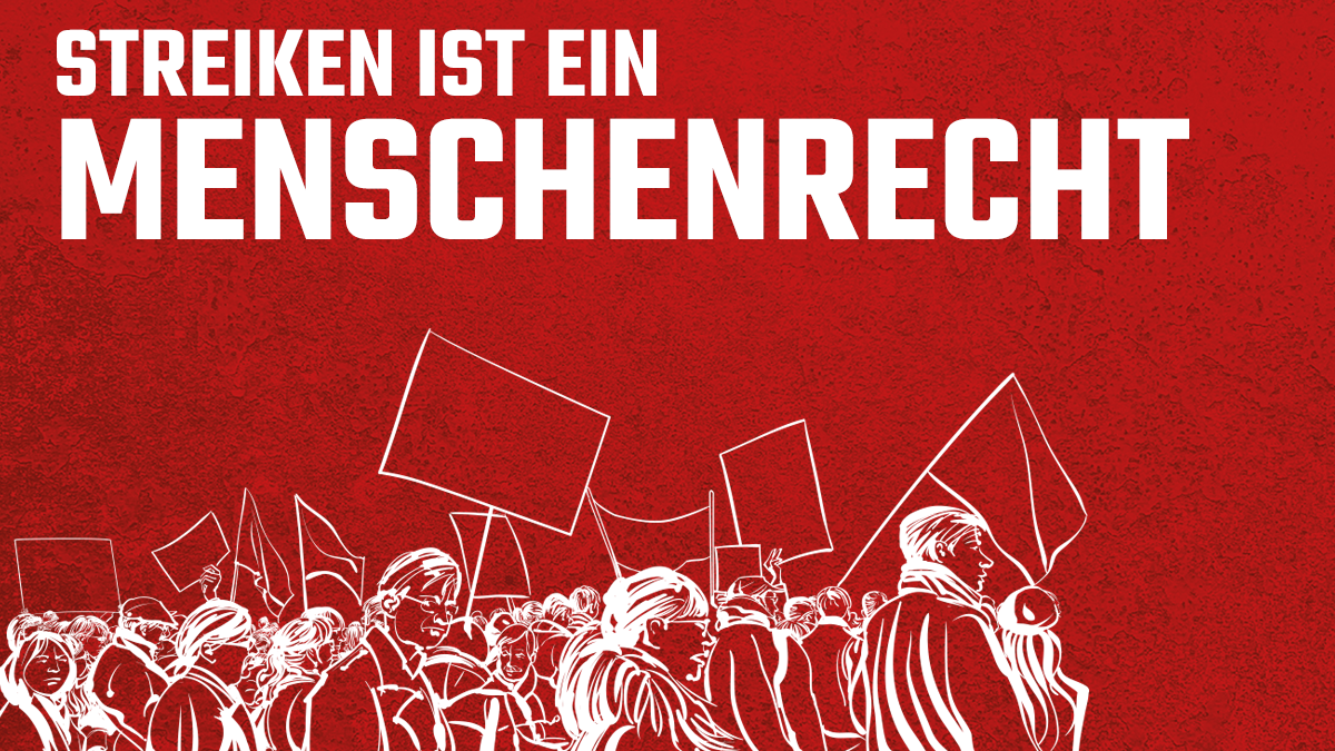 Streik ist das letzte Mittel im Arbeitskampf der Gewerkschaften