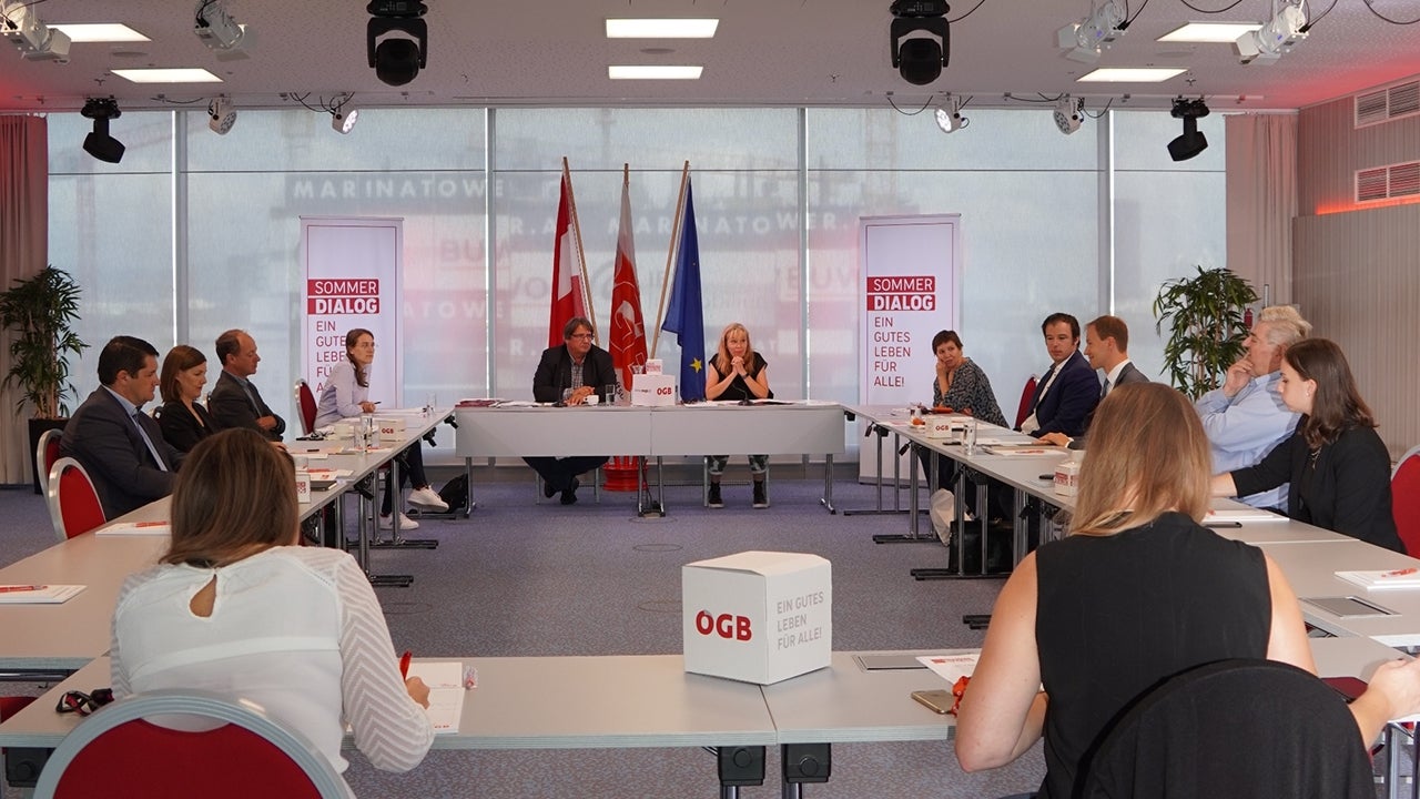 ÖGB-Sommerdialog diskutiert Maßnahmen gegen Arbeitslosigkeit 