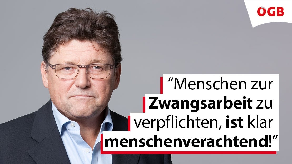 Bessere Arbeitsbedingungen und höhere Löhne notwendig – keine Zwangsarbeit 