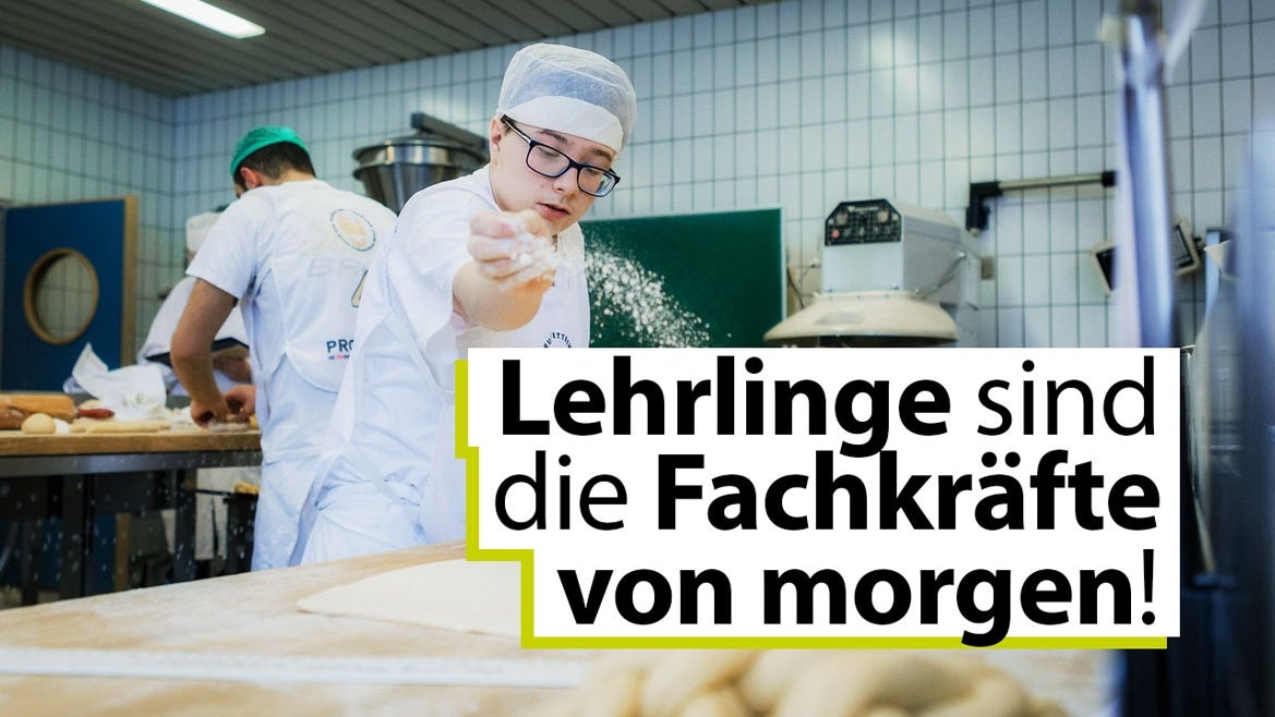 Lehrlinge sind die Fachkräfte von morgen!