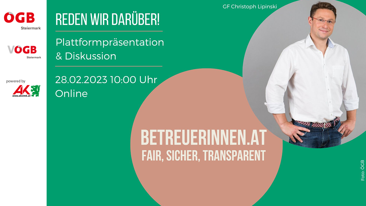 OEGB_Reden wir darüber_Plattform Betreuerinnen OEGB_Reden wir darüber_Plattform Betreuerinnen