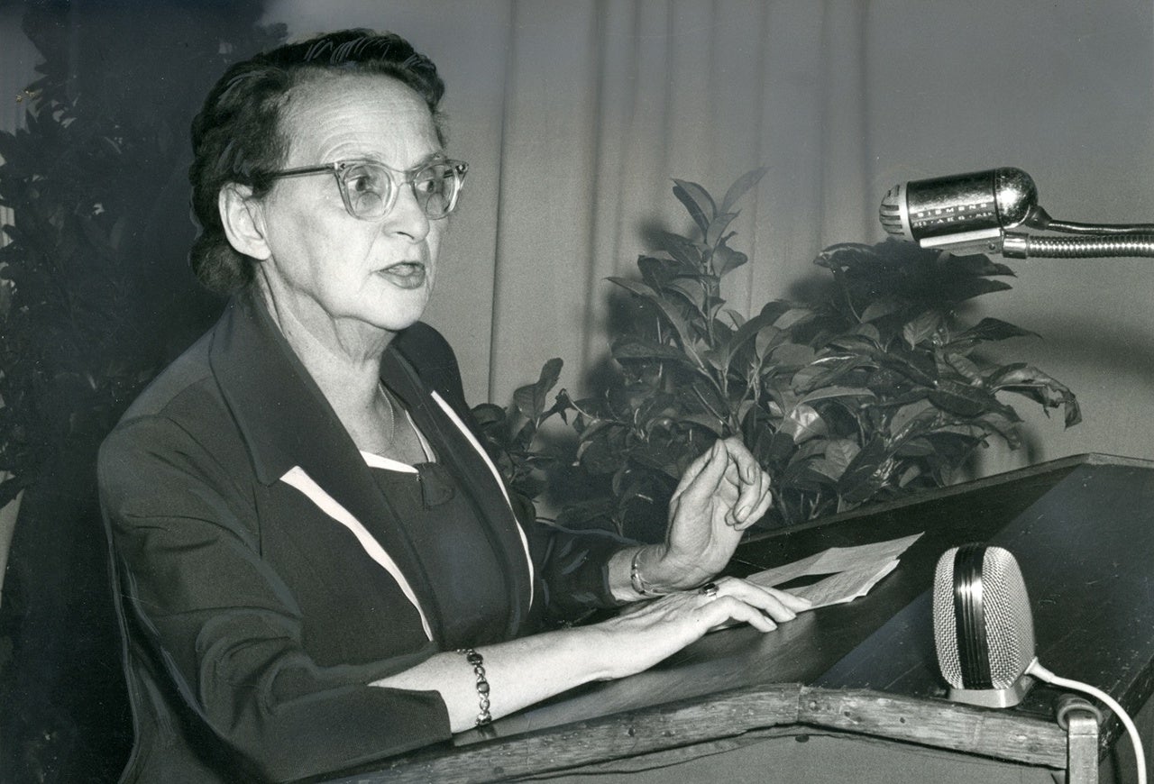 Wilhelmine Moik (erste Leiterin des ÖGB-Frauenreferats und Frauenvorsitzende: 1945-1963)