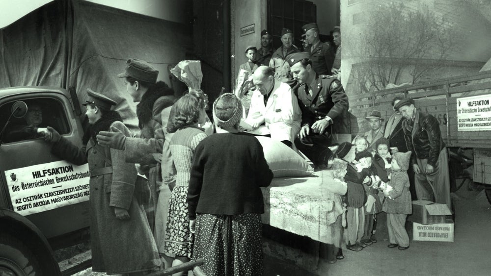 Die Hilfsaktion des ÖGB im Jahr 1956 für Ungarn 
