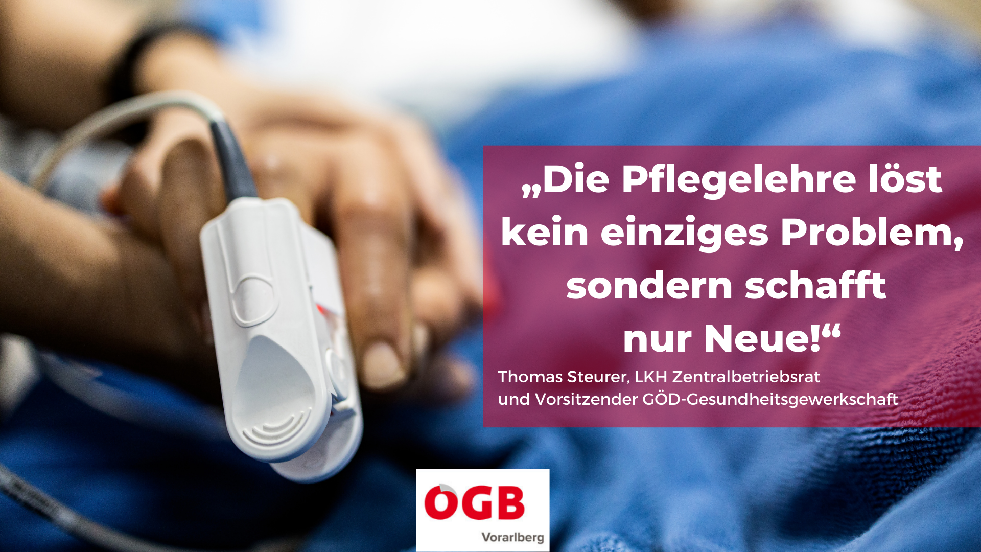„Die Pflegelehre löst kein einziges Problem, sondern schafft nur Neue!“ - 1