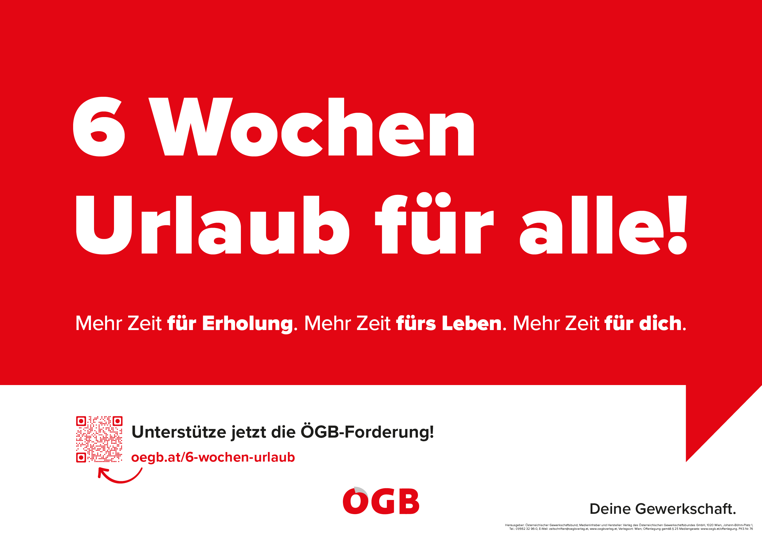 6 Wochen Urlaub für alle!
