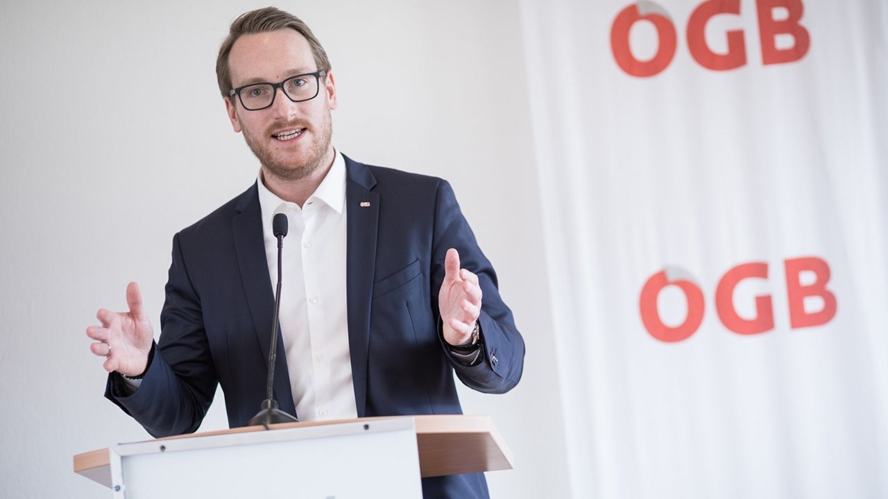 Tirols ÖGB-Vorsitzender Philip Wohlgemuth Tirols ÖGB-Vorsitzender Philip Wohlgemuth
