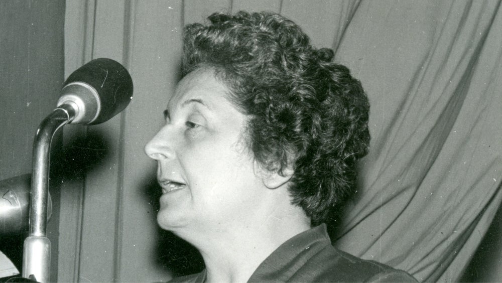 Rosa Jochmann lebte von 1901-1994. Sie war politische Akteurin und Zeitzeugin.