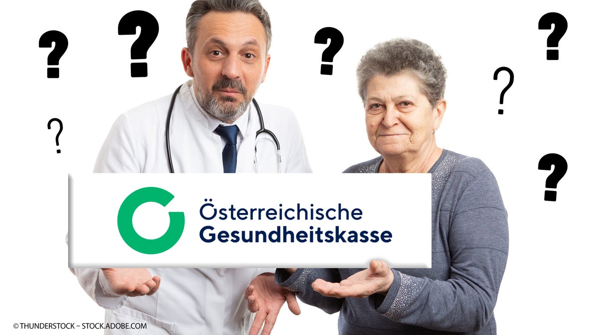 Doctor and patient making confused gesture