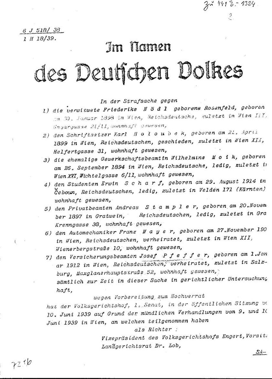 Urteil gegen Wilhelmine Moik Seite 31
