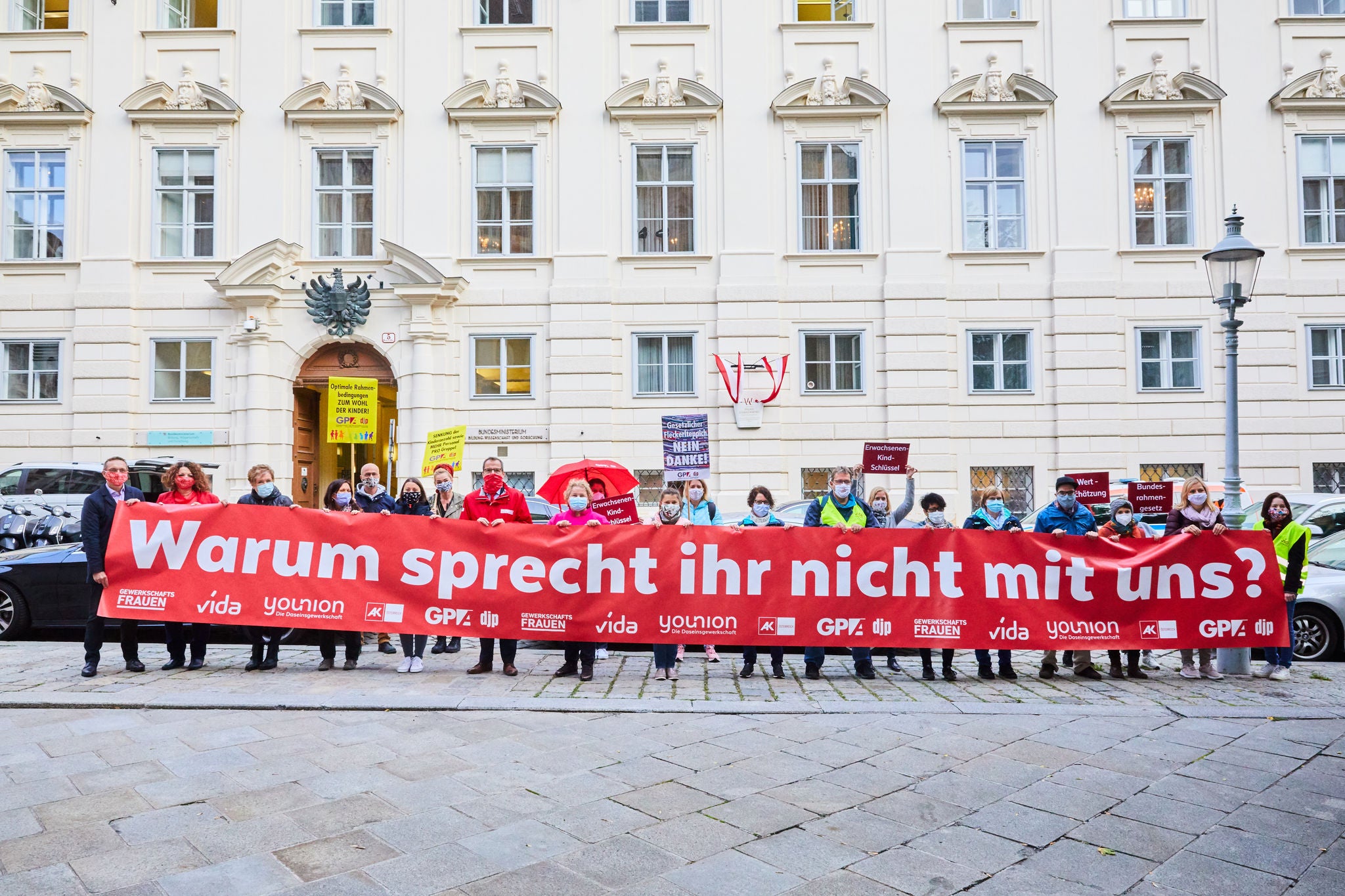 Das Bildungsministerium lud die Sozialpartner nicht zur Sitzung des Beirats für Elementarpädagogik ein. Die Gewerkschaften fragten lautstark nach dem Grund