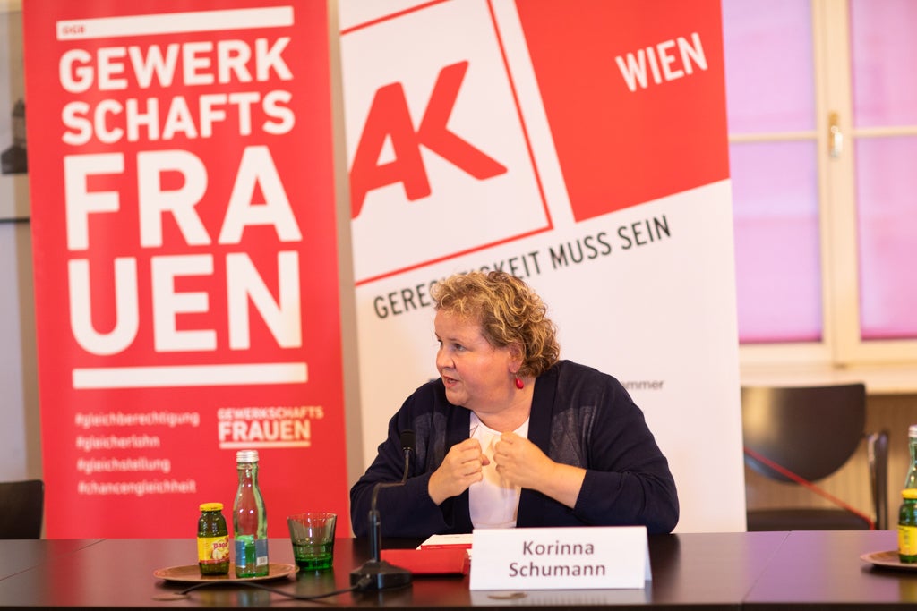 ÖGB-Vizepräsidentin und -Frauenvorsitzende Korinna Schumann