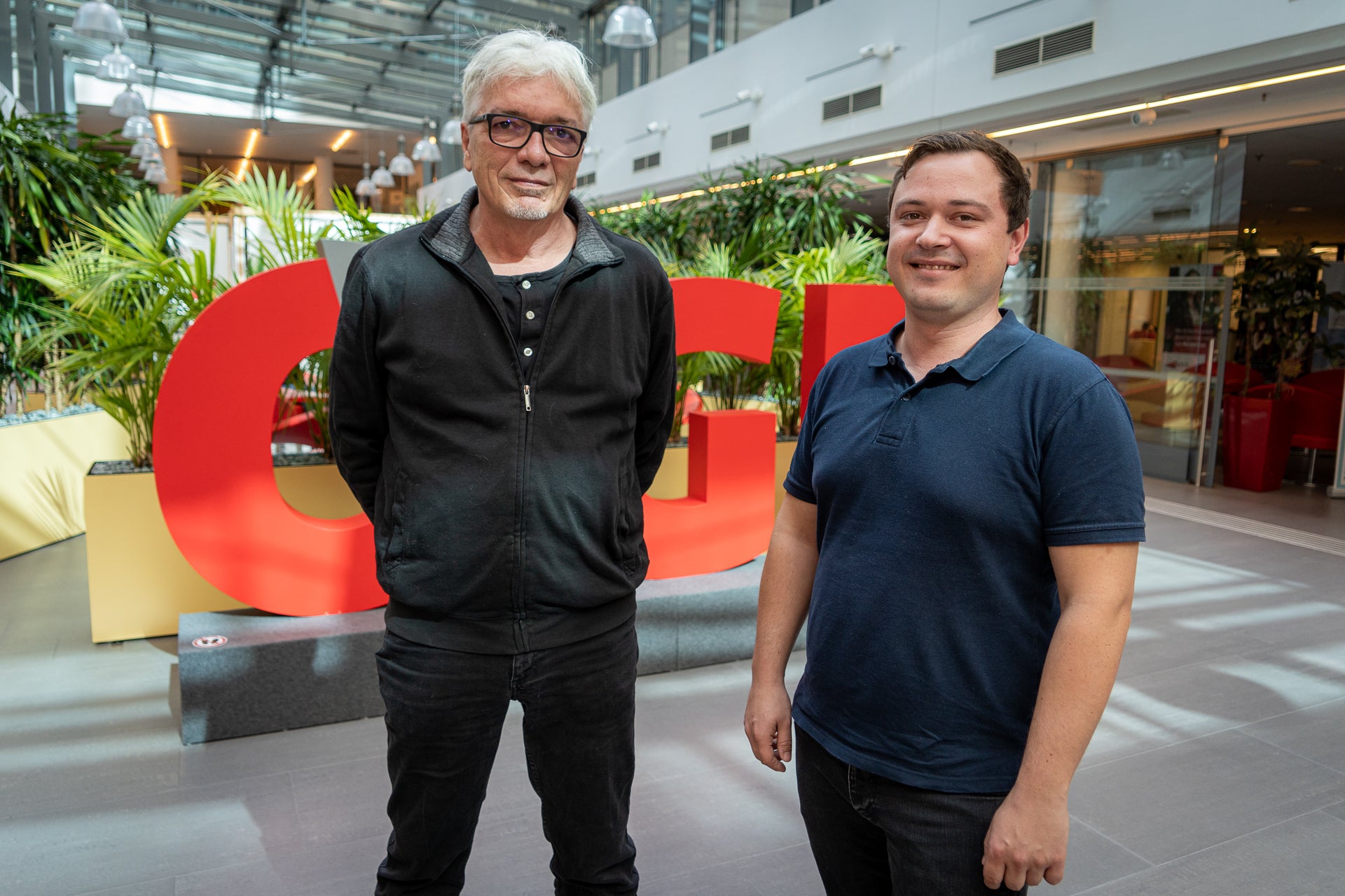 Reinhard Sander, Psychotherapeut und Stefan Laufenböck, Bundesjugendsekretär, PRO-GE