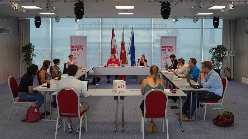 ÖGB-Sommerdialog zum Thema Homeoffice