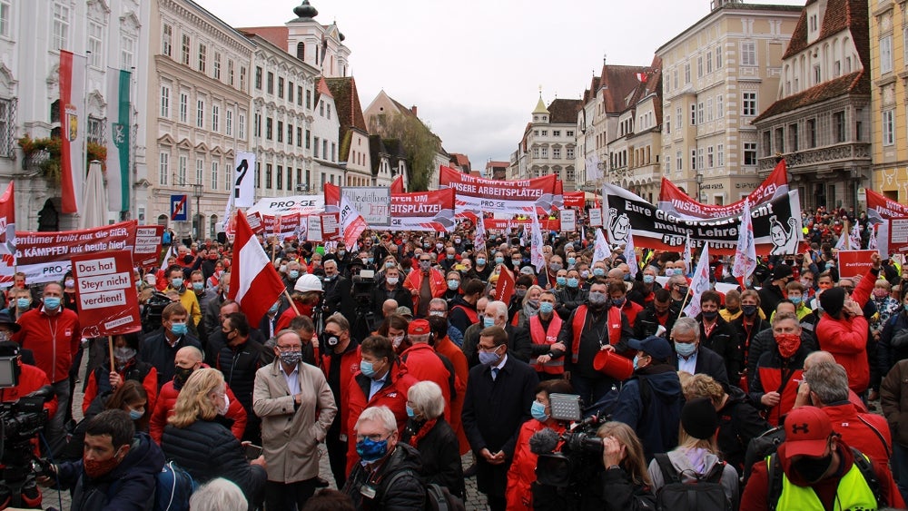 MAN Protest Steyr