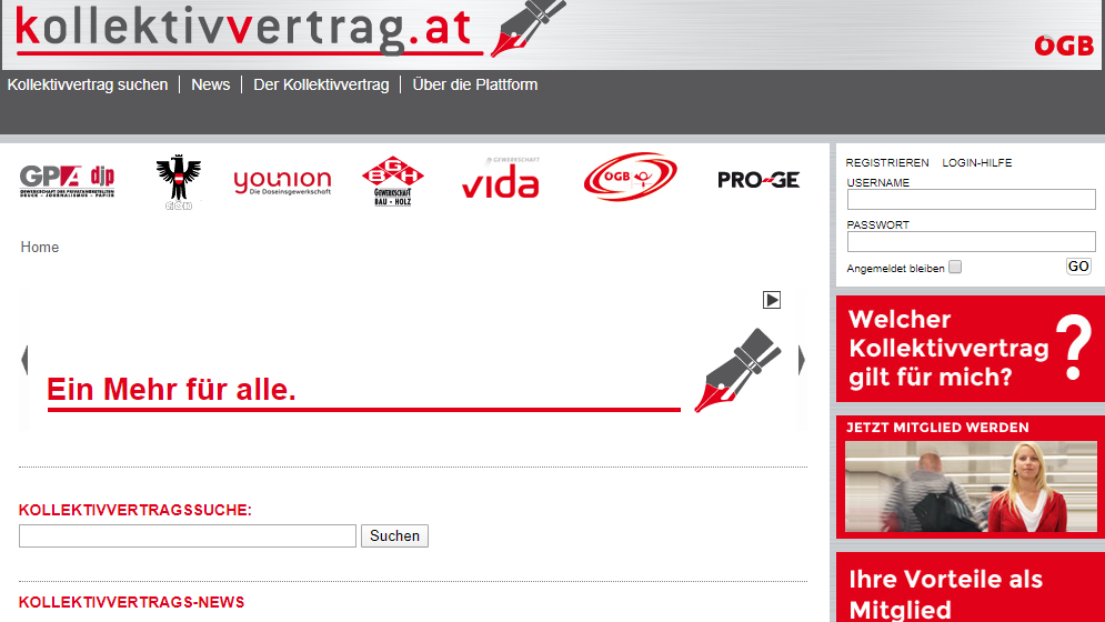 Welcher Kollektivvertrag gilt für mich?
