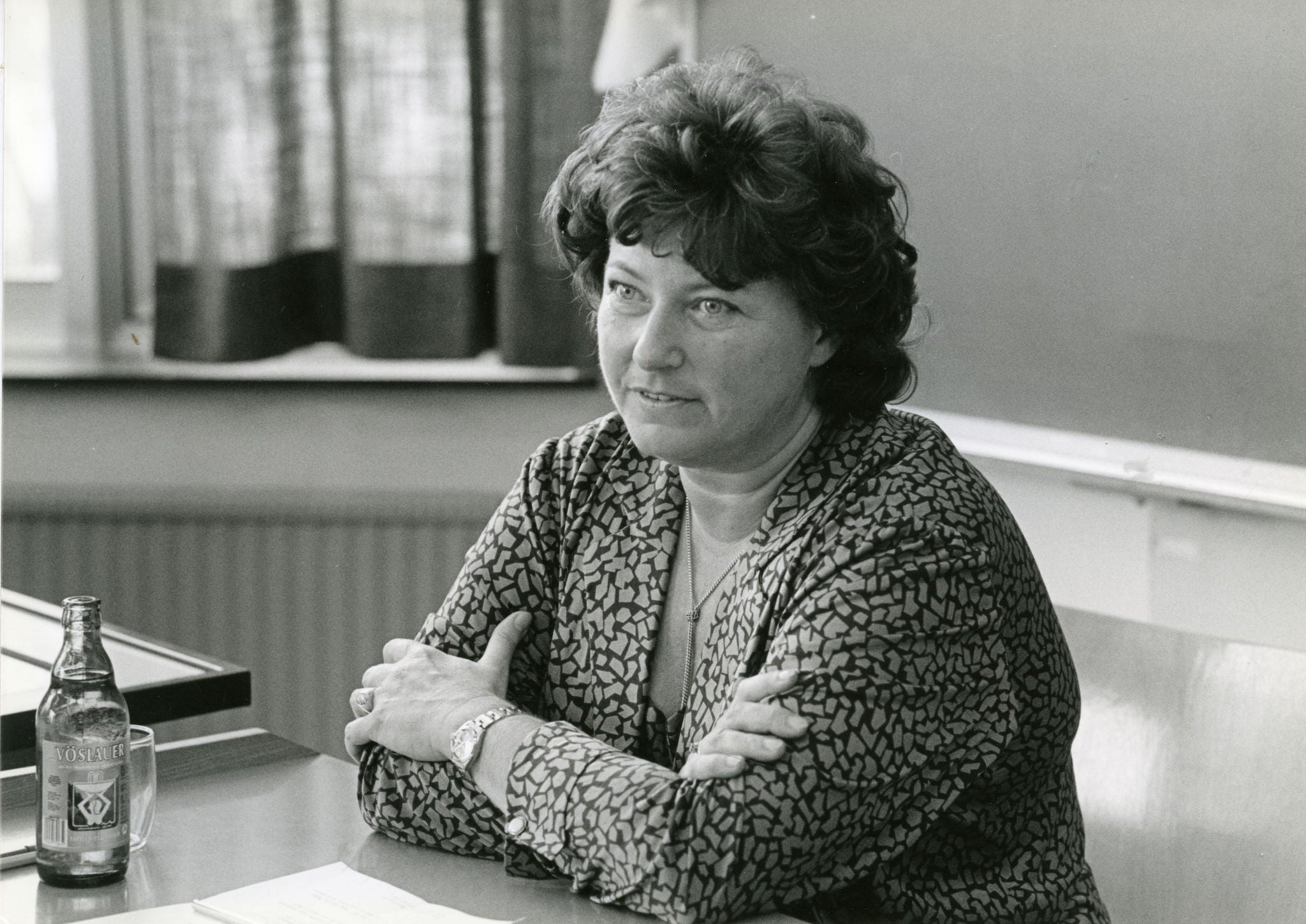 Eleonora Hostasch bei der Redakteurekonferenz in Bad Vöslau (1989)