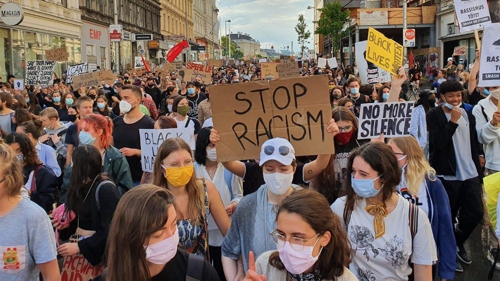 Demonstration gegen Rassismus