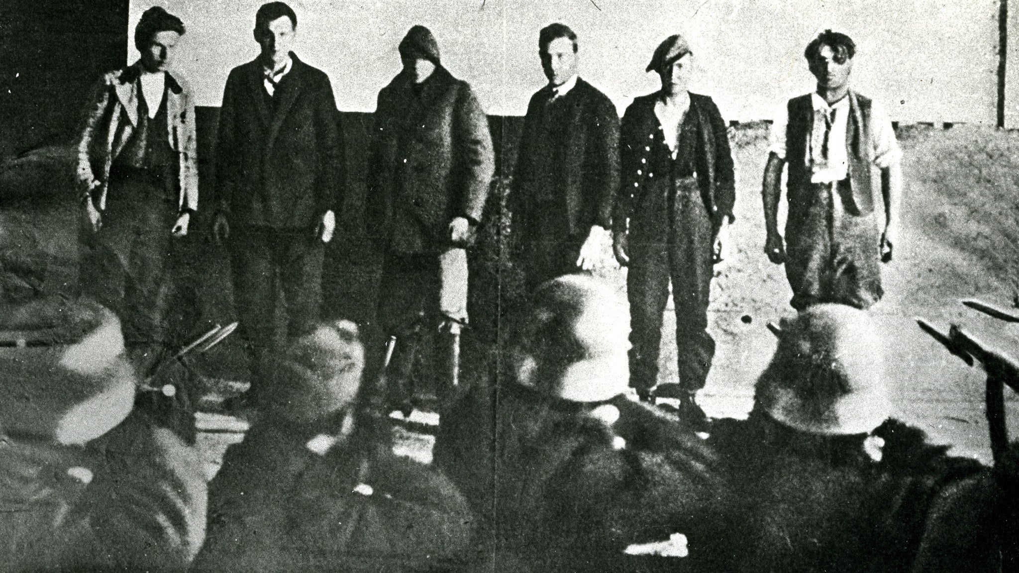 Nach Ende der Februarkämpfe, erschossen Faschisten sozialdemokratische und kommunistische Freiheitskämpfer (1934