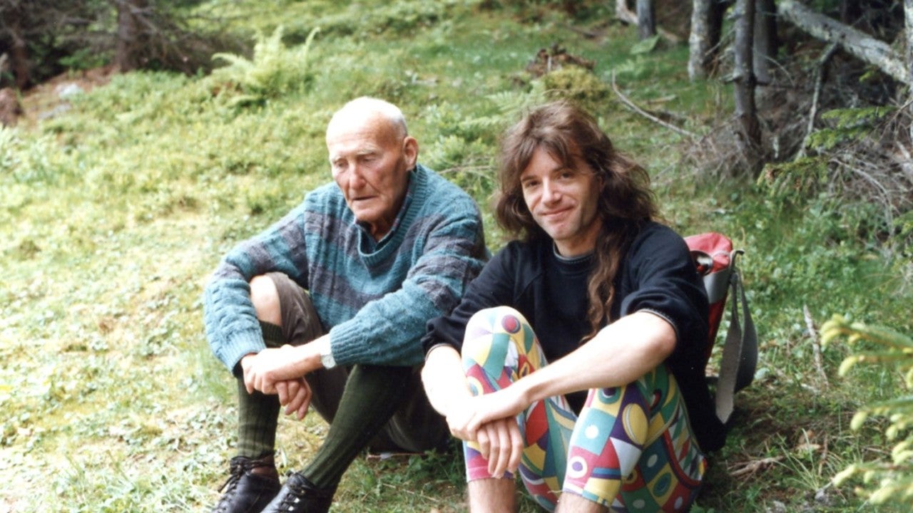 Der Weltreisende, Widerstandskämpfer, Betriebsratsobmann Sepp Filz und der Autor Heimo Halbrainer (1992)