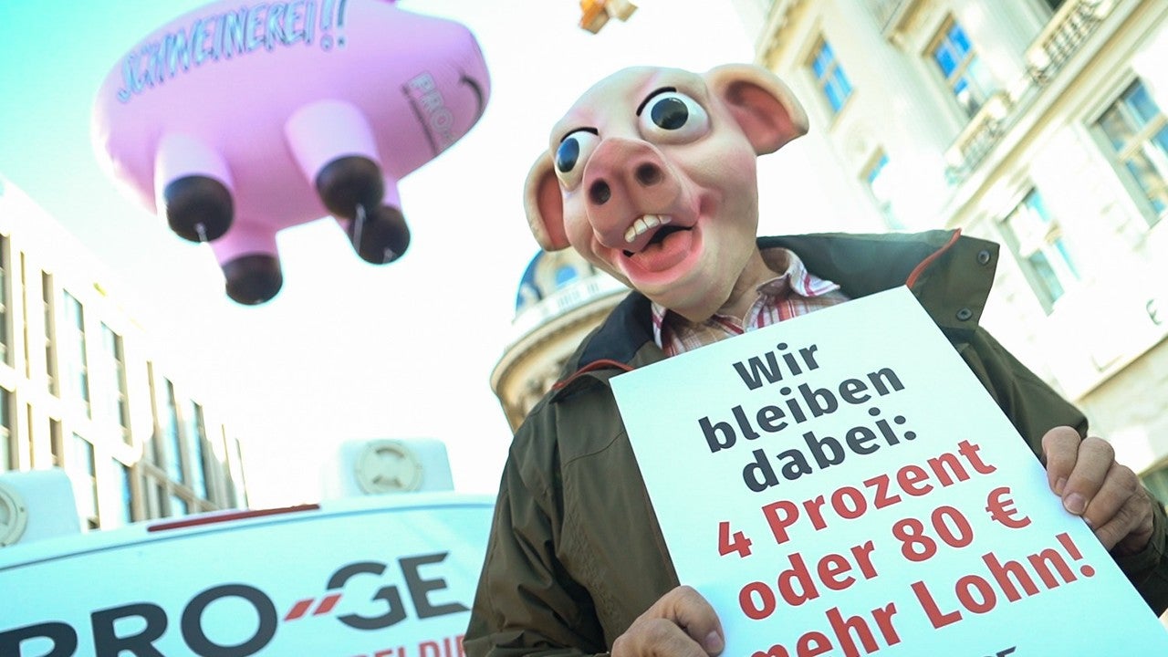 Protestaktion der Fleischer: Kampf für faire Löhne
