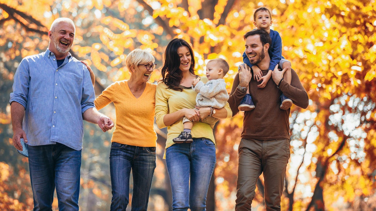 Familie im Park