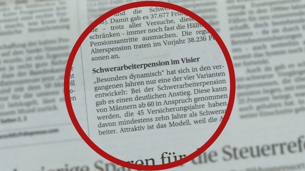 Angriff auf Pensionen