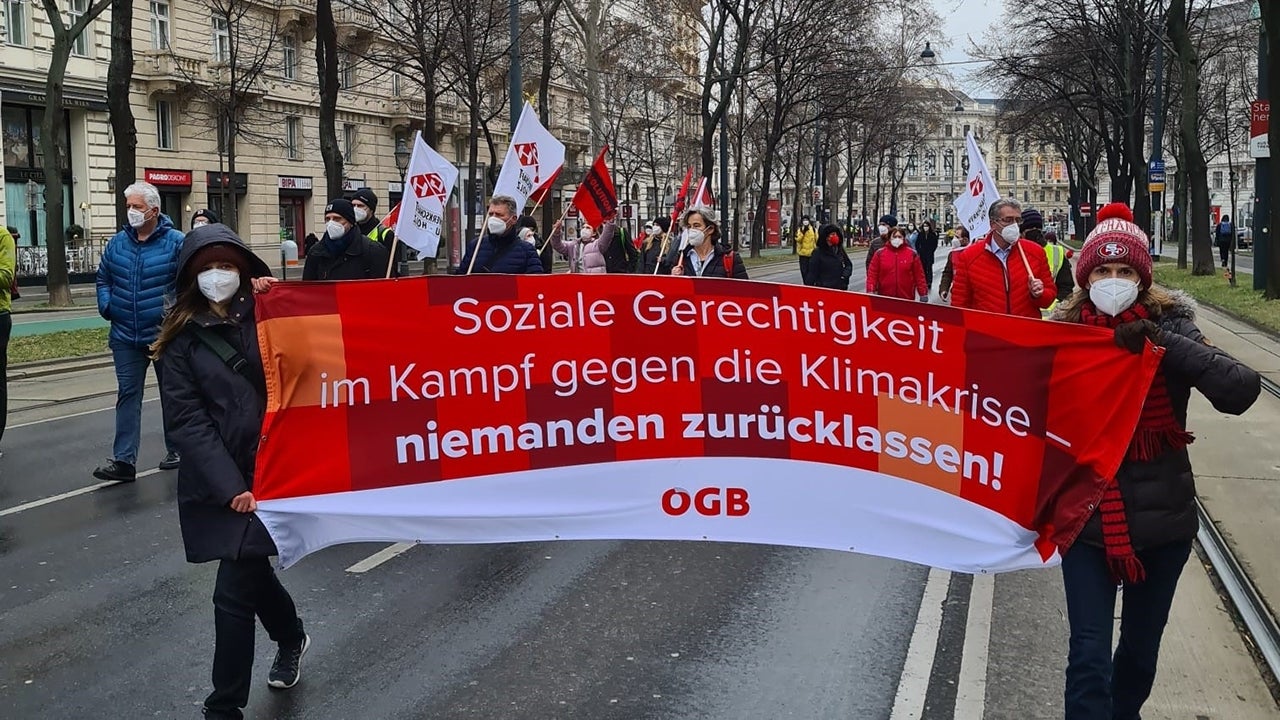 ÖBG beim weltweiten Klimastreik von Fridays for Future