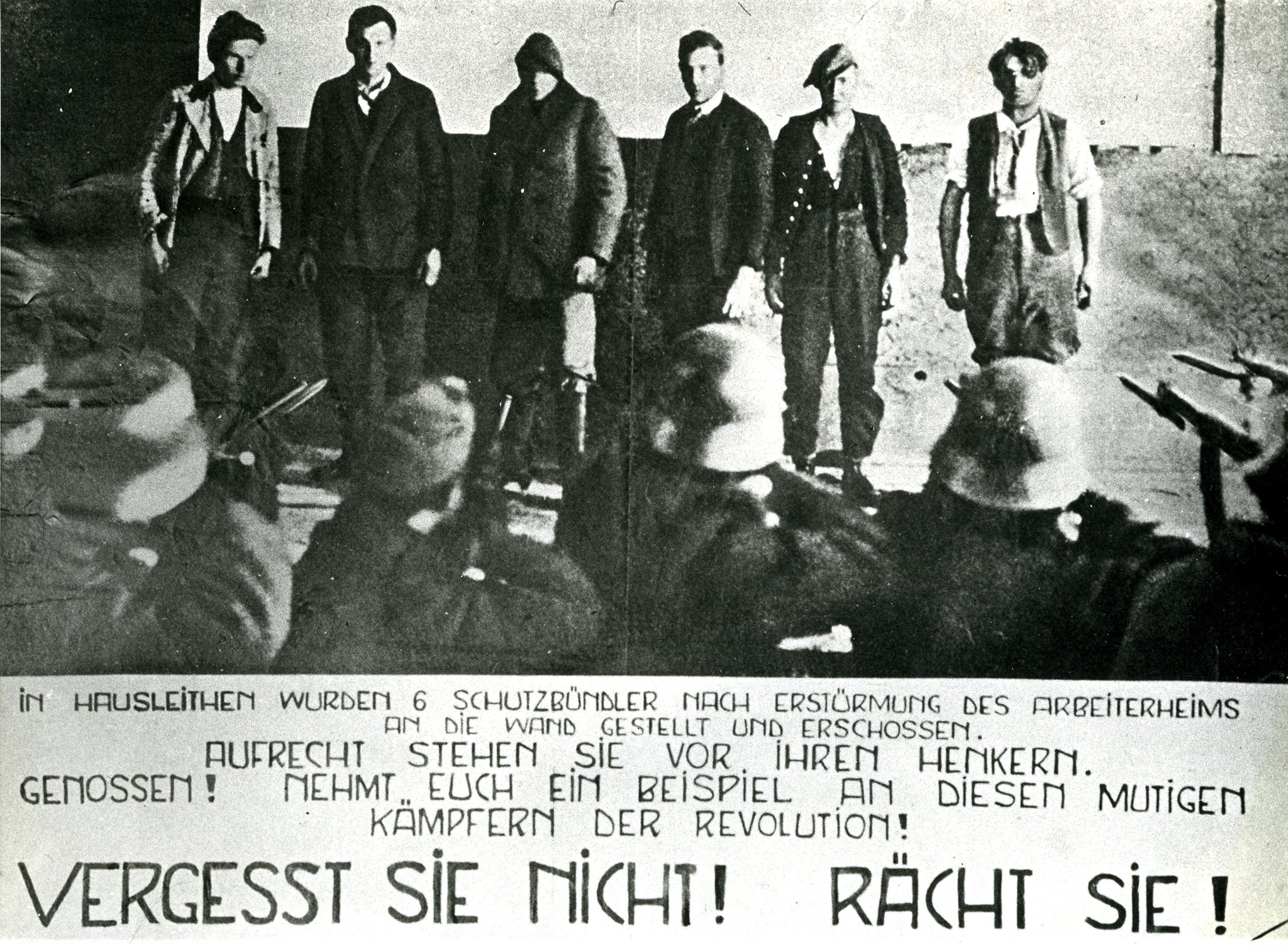 Austrofaschisten erschießen sozialdemokratische Kämpfer (Februar 1934)