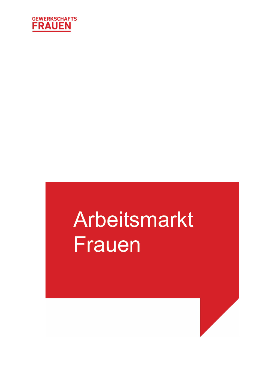 Arbeitsmarktdaten Frauen April 2021