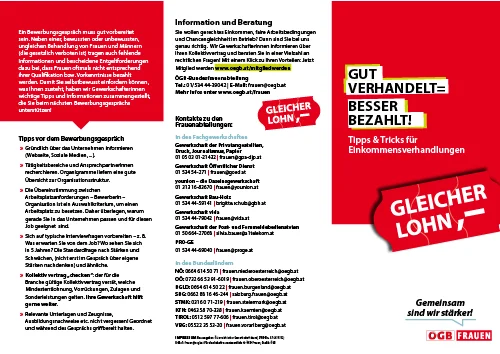 Gut verhandelt = besser bezahlt!