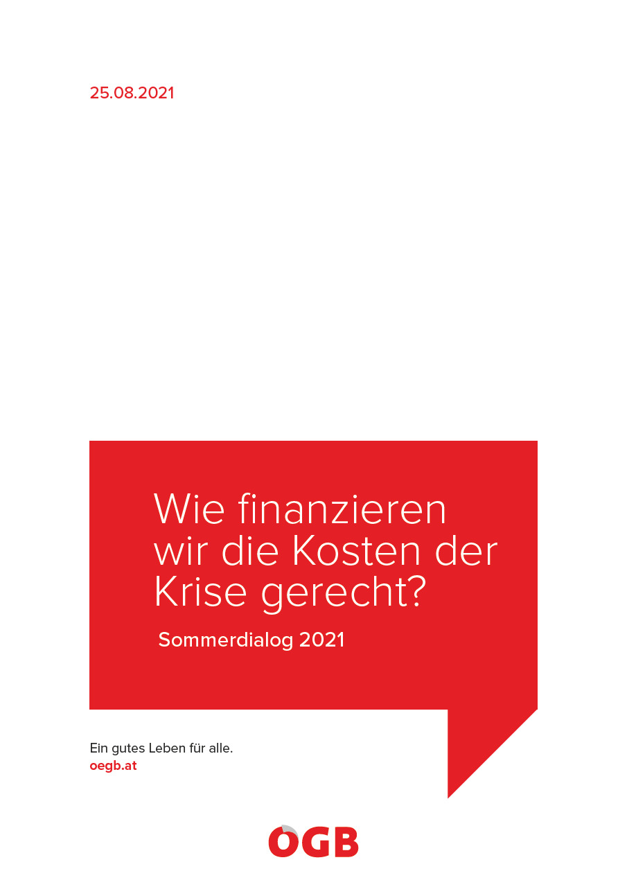 Wie finanzieren wir die Kosten der Krise gerecht?