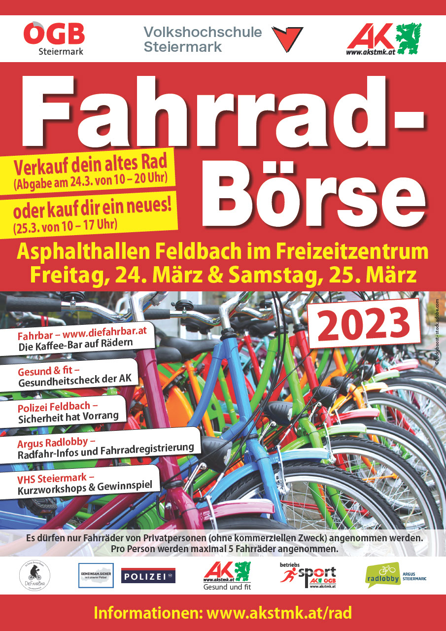 Plakat Fahrradboerse Feldbach