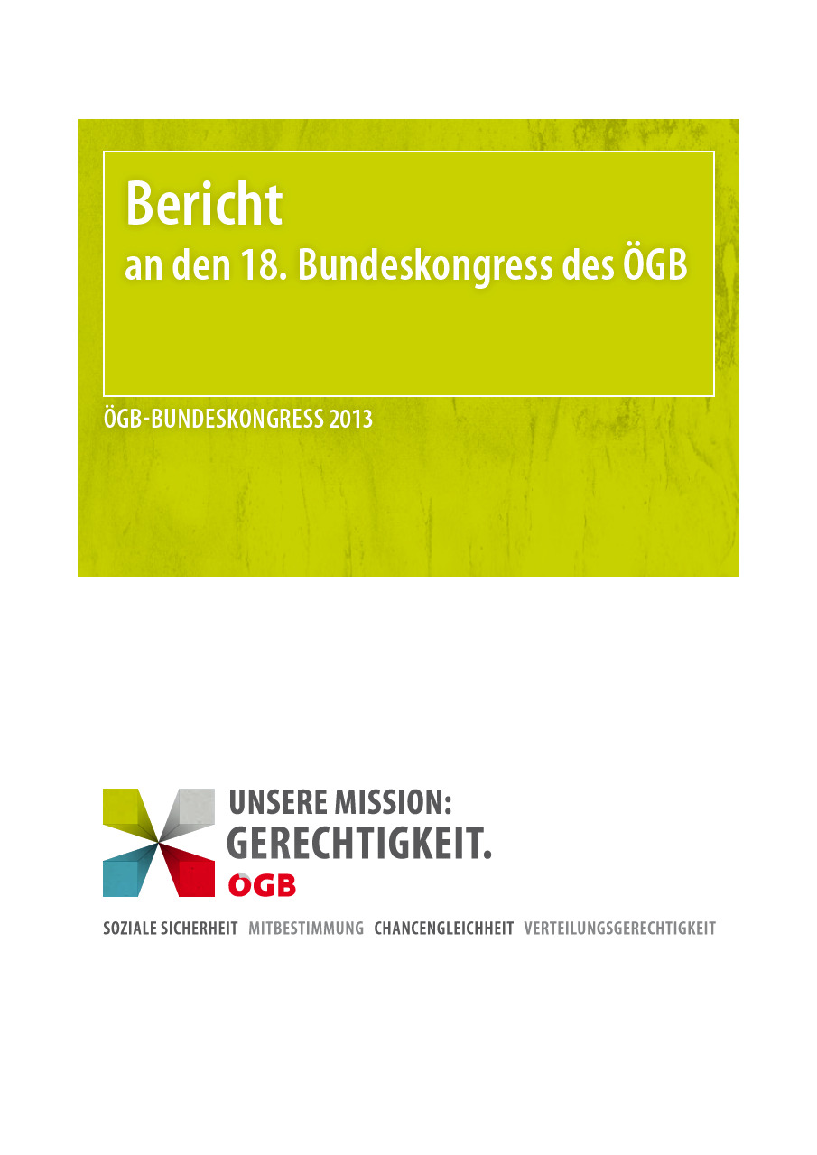 ÖGB-Kurzbericht 2009-2013 inkl. Finanzbericht