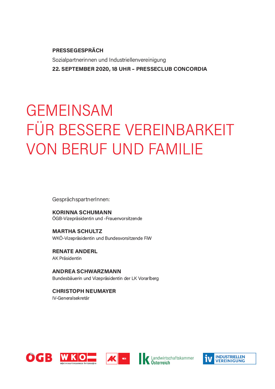 Vereinbarkeit Familie und Beruf