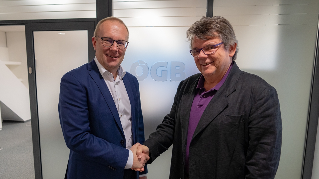 Die Flexi-Finnen - Home Office als Standard Arbeitsbesuch am 25. November - Jarkko Tapani Eloranta, finnischer Spitzengewerkschafter, diskutierte mit ÖGB-Präsident Wolfgang Katzian über Arbeitszeitflexibilisierung.