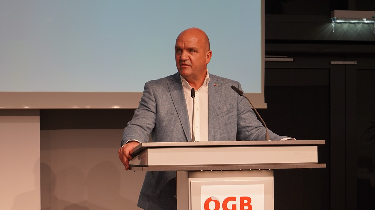 Niederösterreichs ÖGB-Vorsitzender Markus Wieser