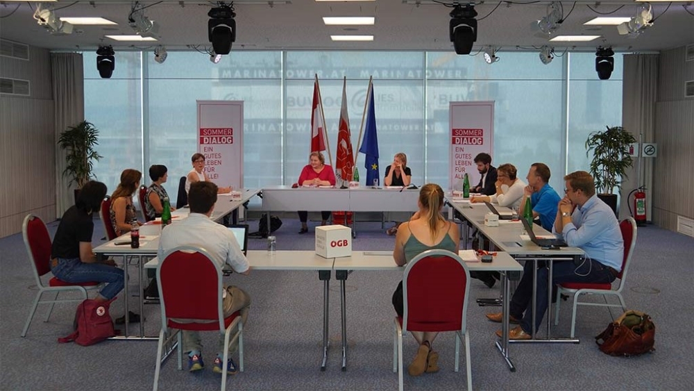 ÖGB-Sommerdialog zum Thema Homeoffice ÖGB-Sommerdialog zum Thema Homeoffice