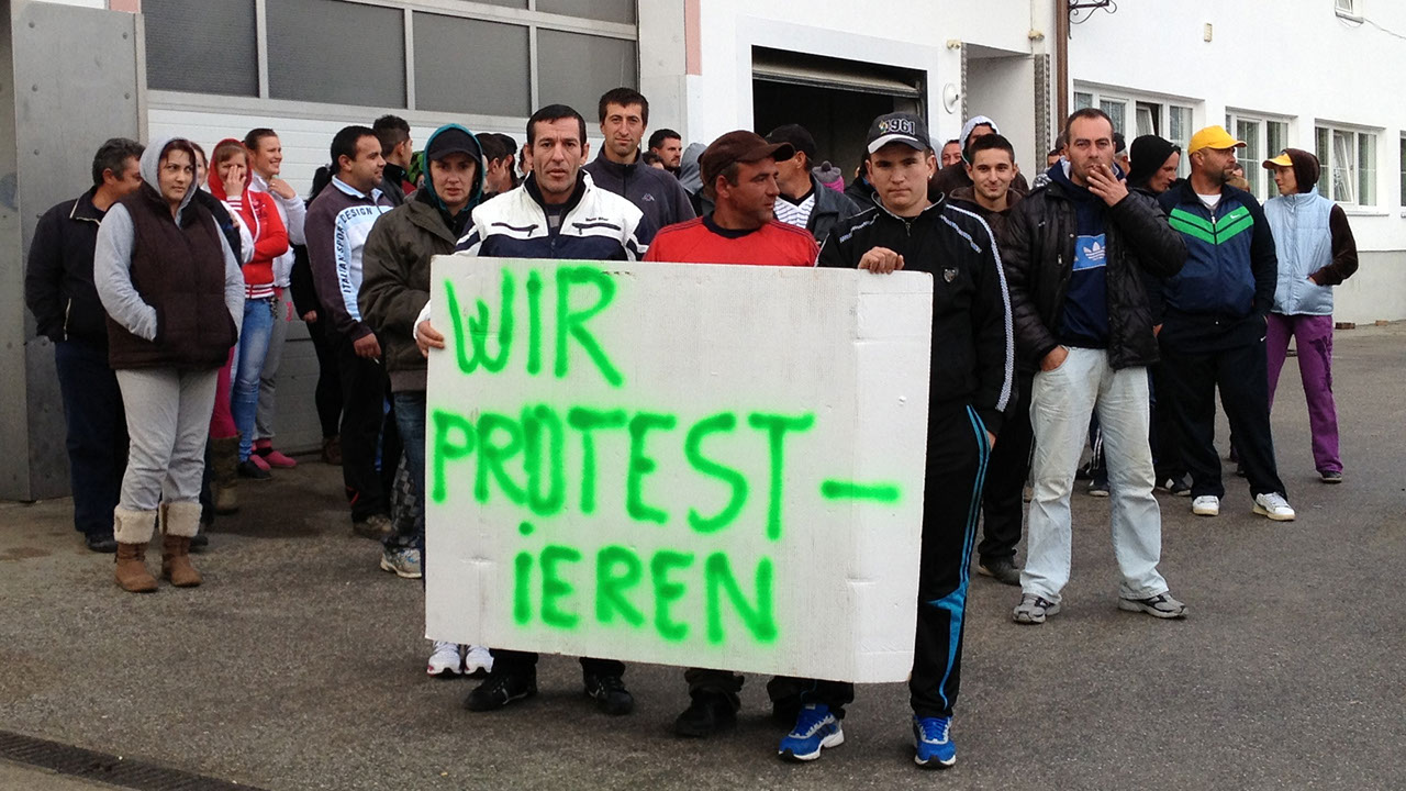 Im Jahr 2013 streikten rund 70 ErntearbeiterInnen in Tirol und waren so die Initialzündung für die Sezionieri-Kampagne