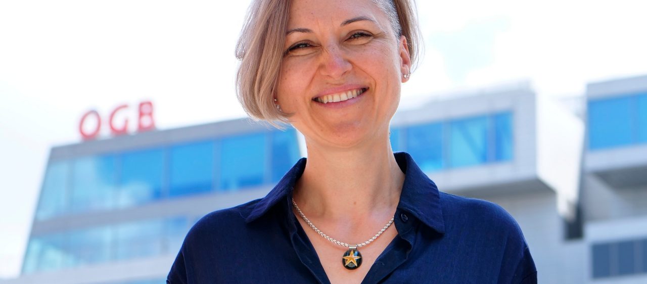 Marion Polaschek Vorsitzende der Unabhängigen GewerkschafterInnen im ÖGB (UG)