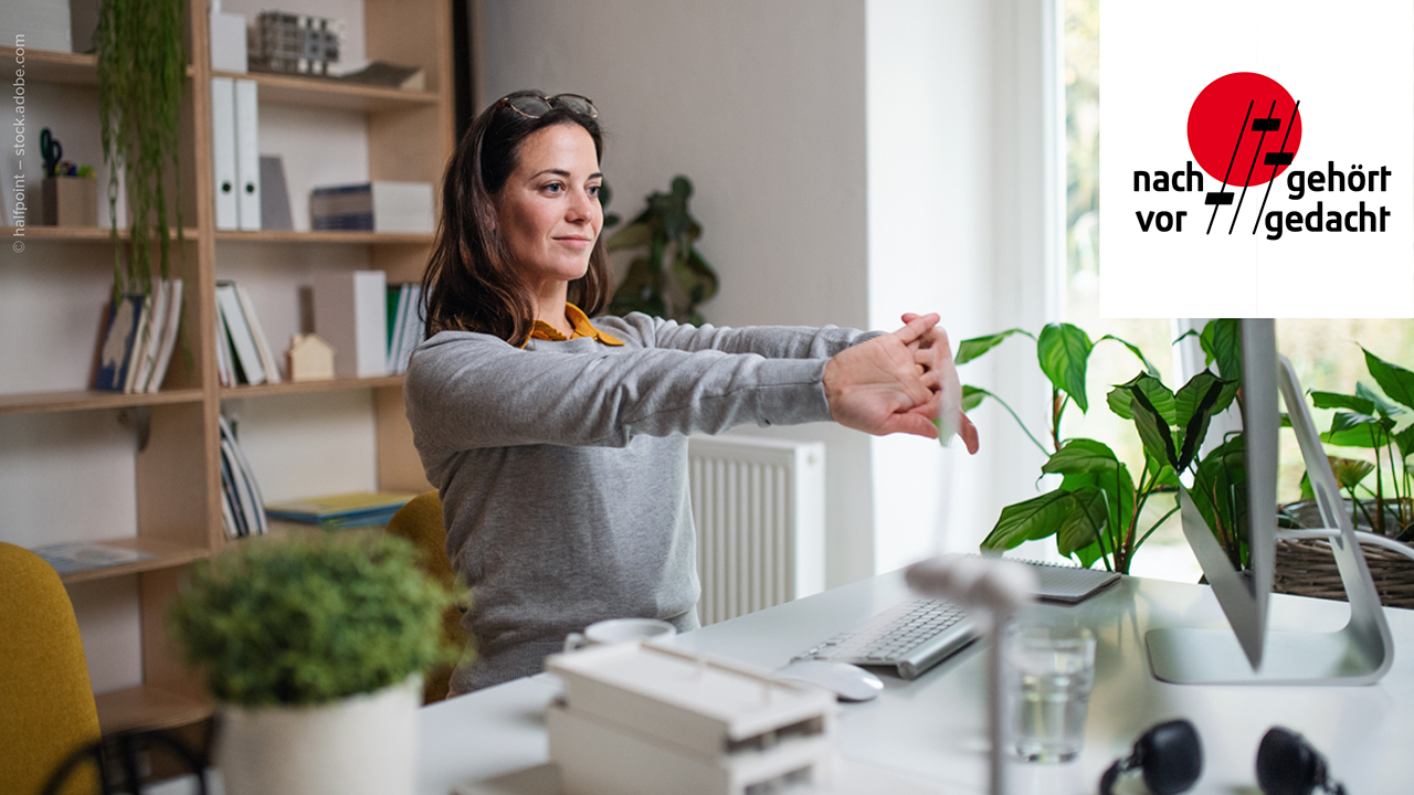 Wie man im Homeoffice fit und gesund bleibt as Arbeiten zuhause kann krank machen – aber man kann etwas dagegen tun