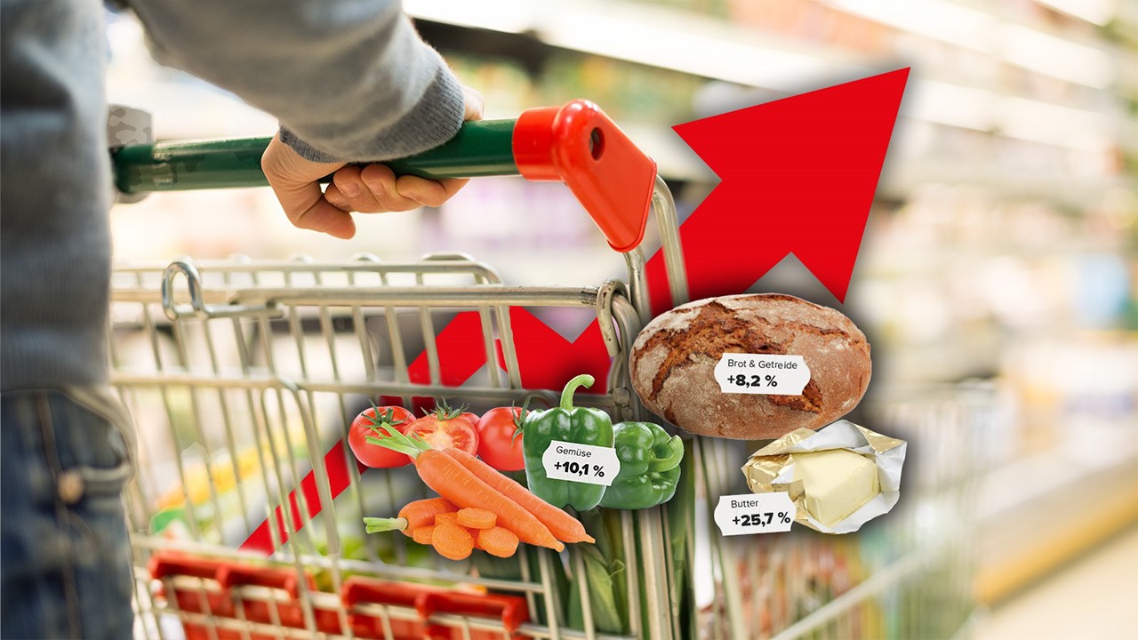 Preise runter: Lebensmittel werden immer teurer